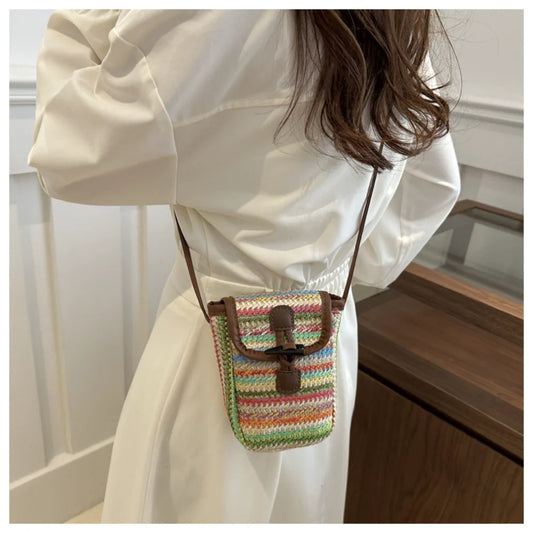 Small Straw Crossbody Bags