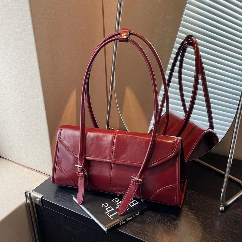 Leather Underarm Bag