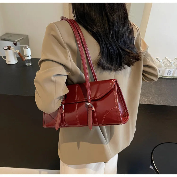 Leather Underarm Bag