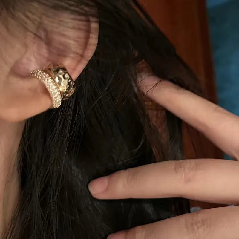Zircon Double-layer Ear Cuff