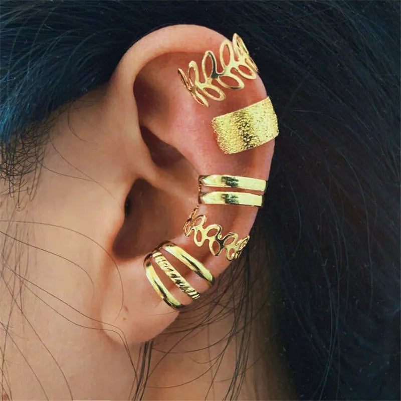 Zircon Double-layer Ear Cuff