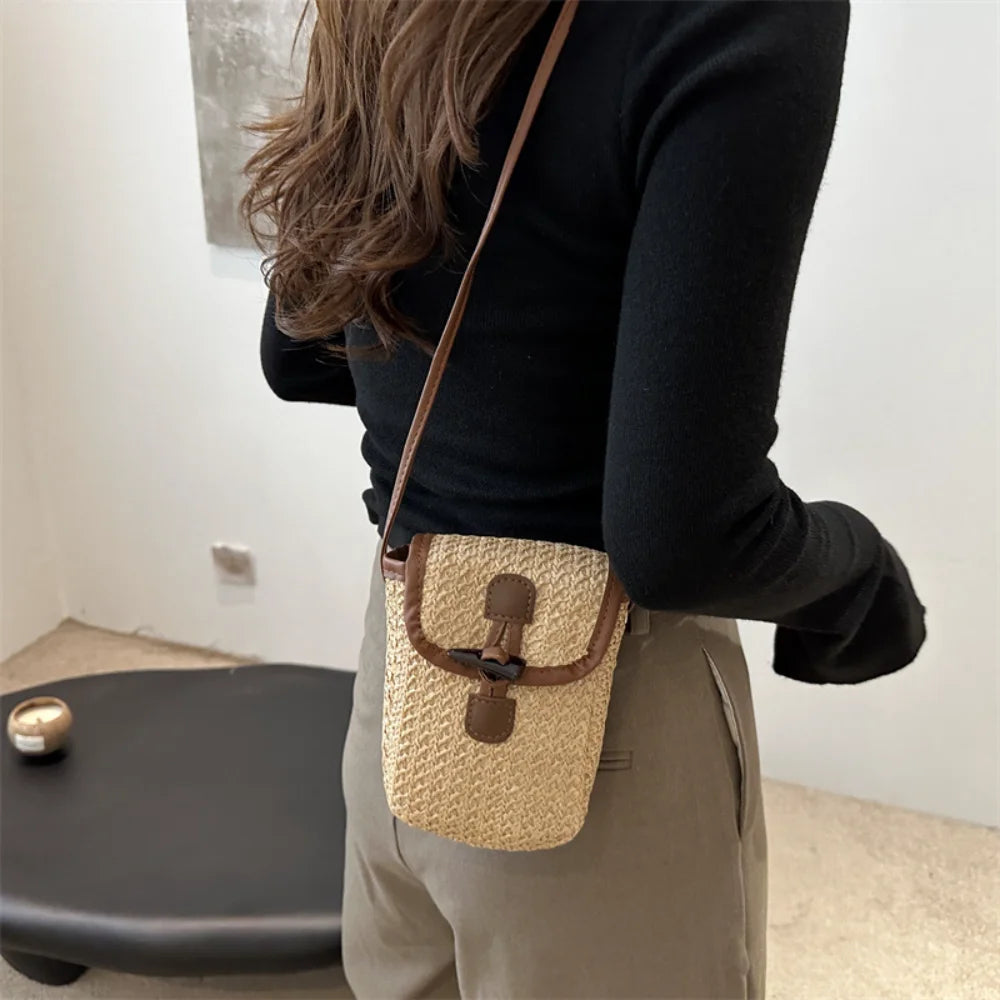 Small Straw Crossbody Bags