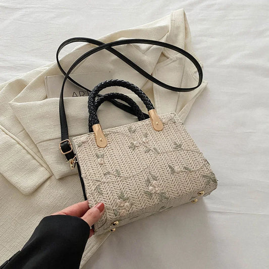Straw Top-handle Bags
