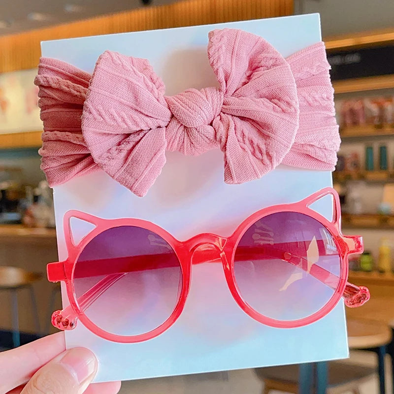 Hairbands Cat Ears Sunglasses