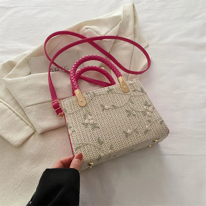 Straw Top-handle Bags