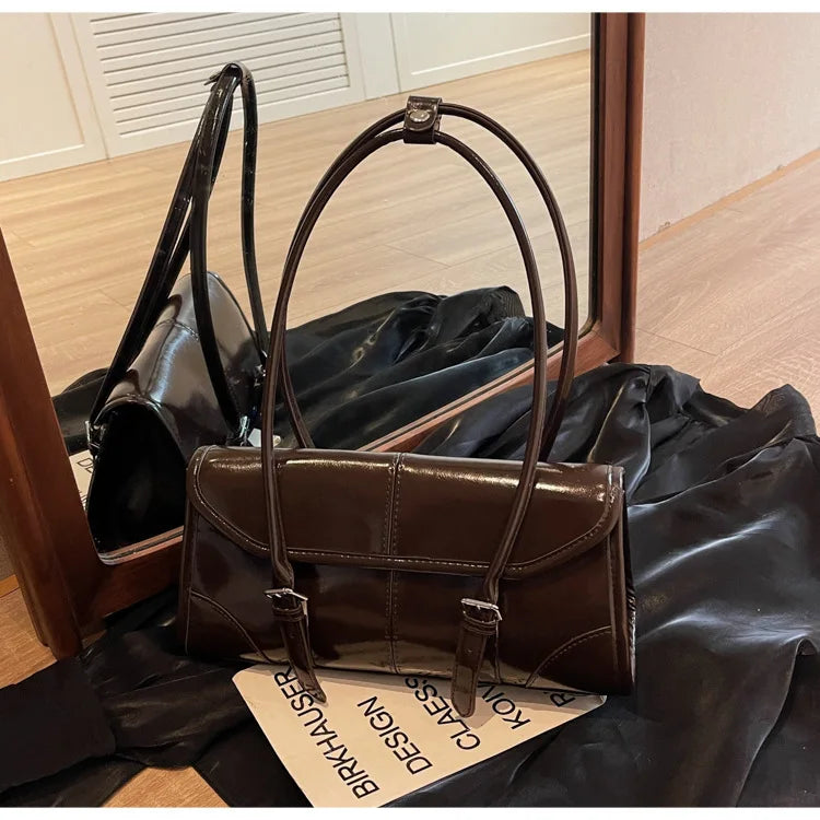 Leather Underarm Bag