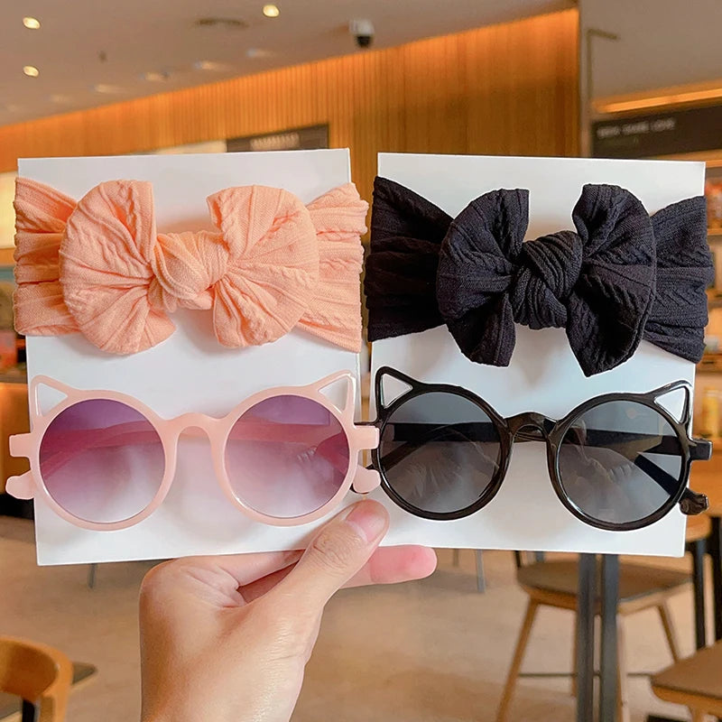 Hairbands Cat Ears Sunglasses