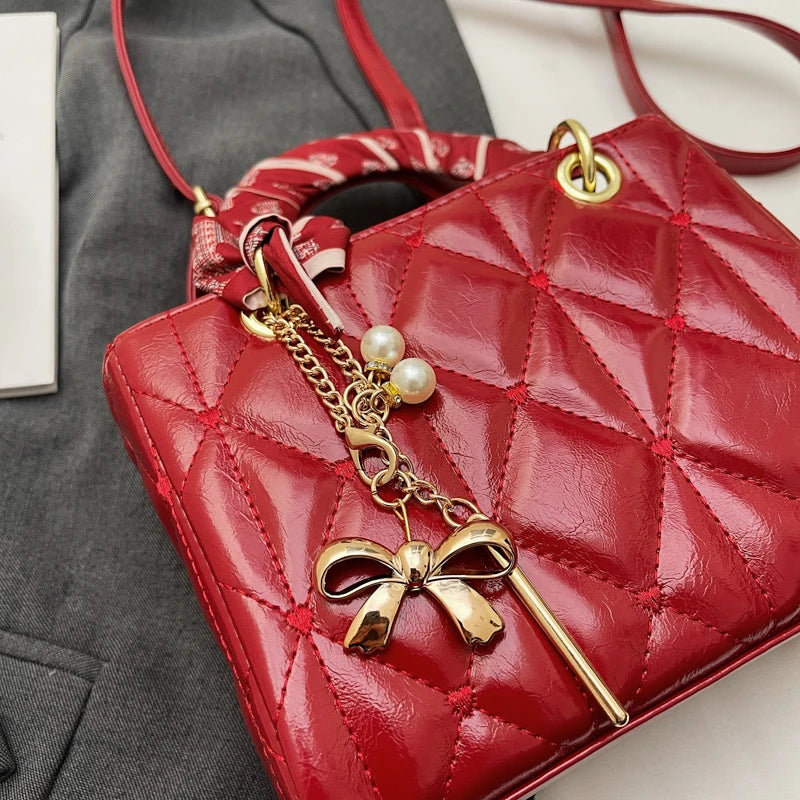 Classic red Handbag