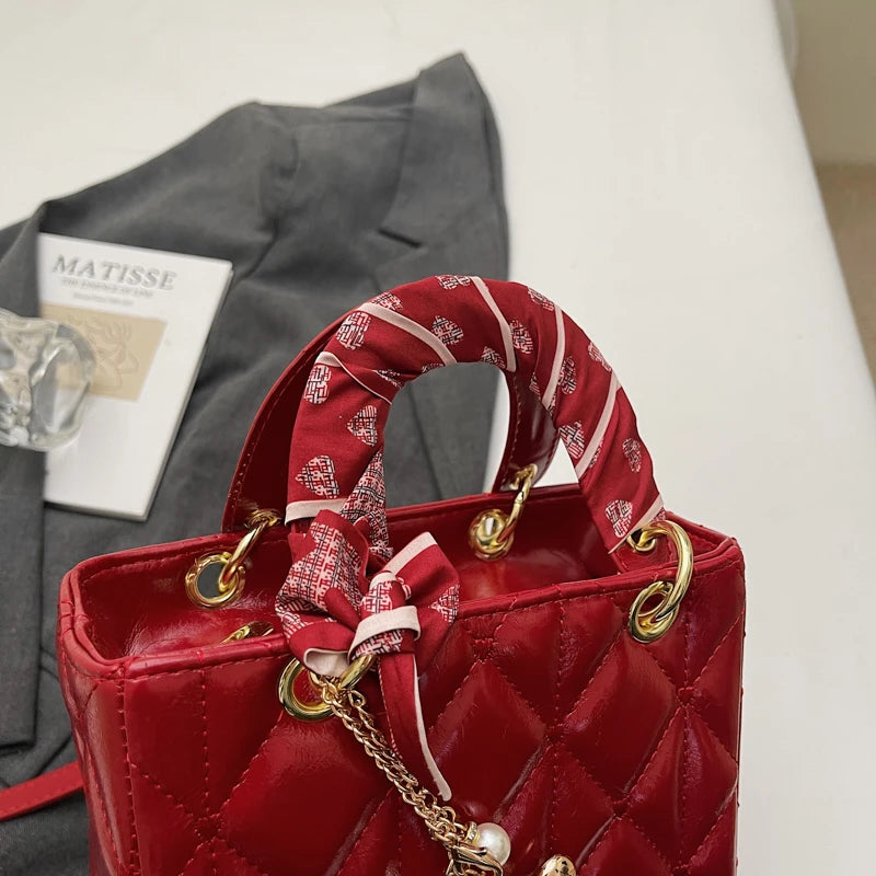 Classic red Handbag