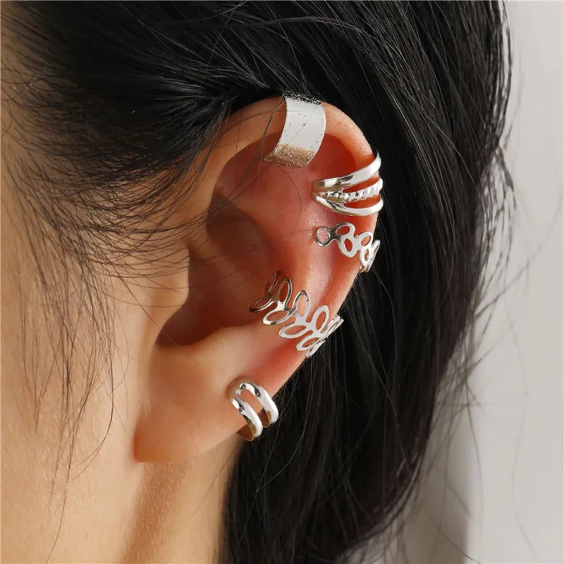 Zircon Double-layer Ear Cuff