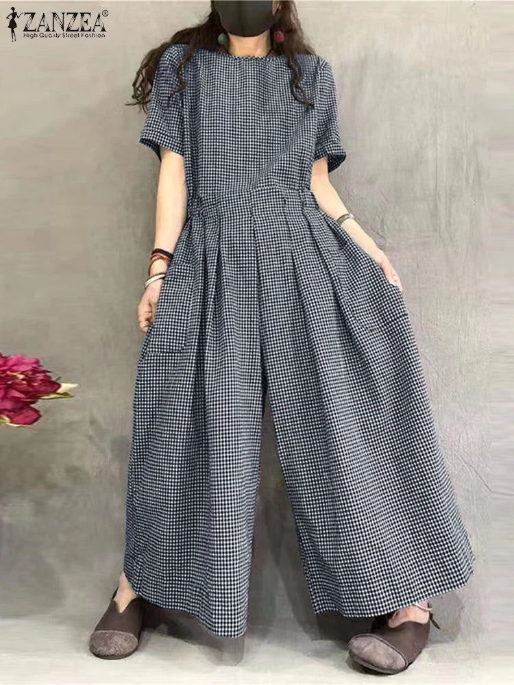 Gingham Jumpsuits