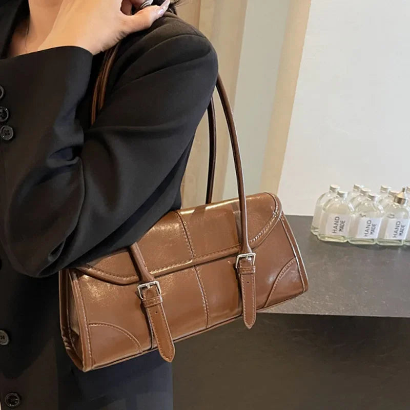 Leather Underarm Bag