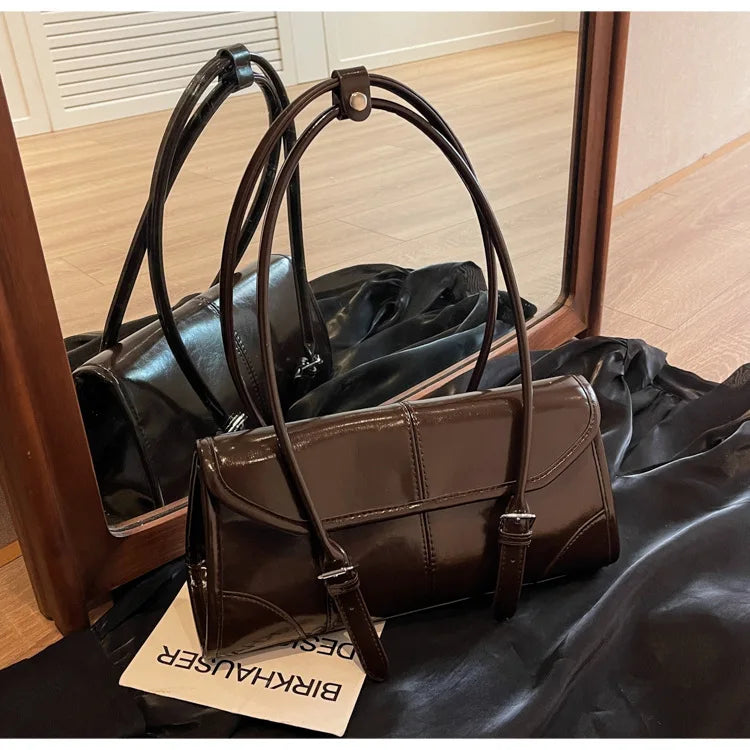 Leather Underarm Bag