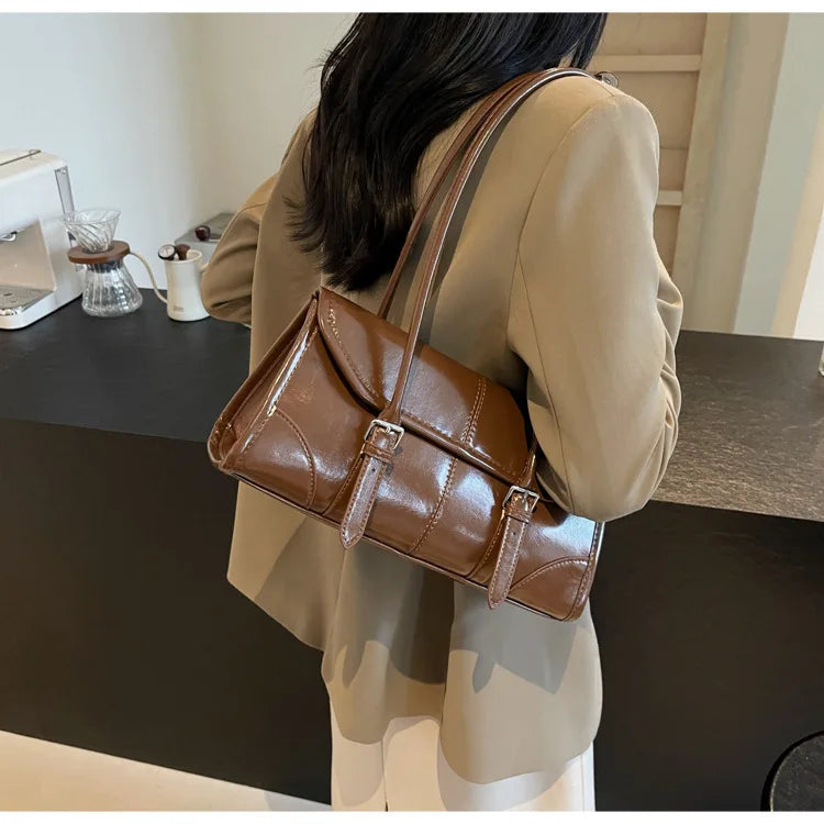 Leather Underarm Bag