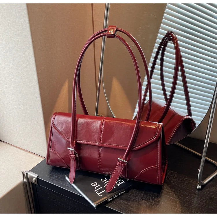 Leather Underarm Bag
