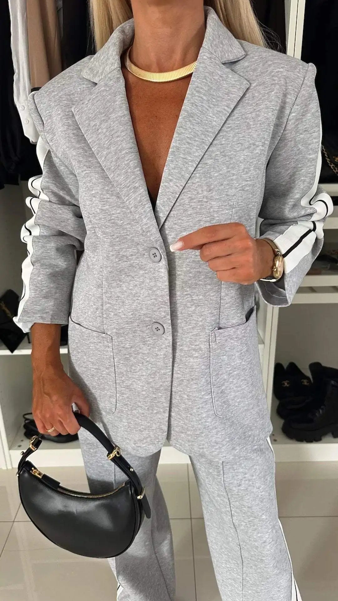 New Long Sleeves Suit