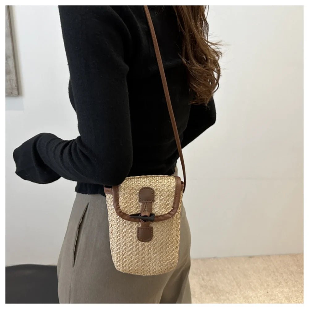 Small Straw Crossbody Bags