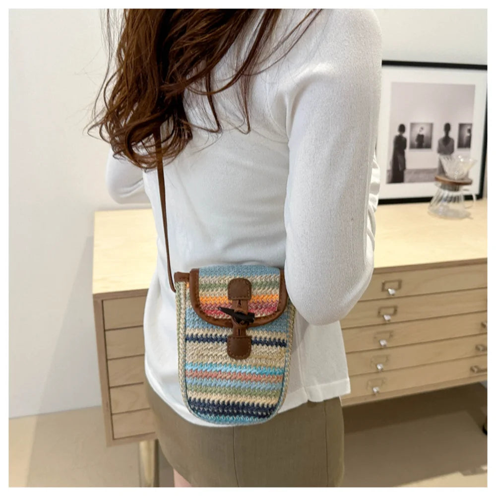 Small Straw Crossbody Bags