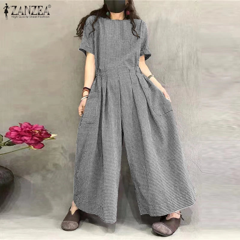 Gingham Jumpsuits