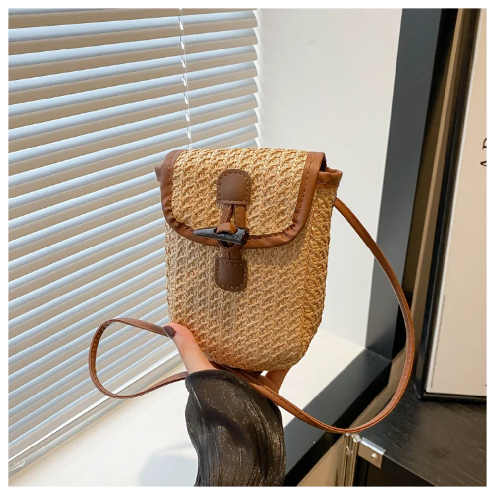 Small Straw Crossbody Bags