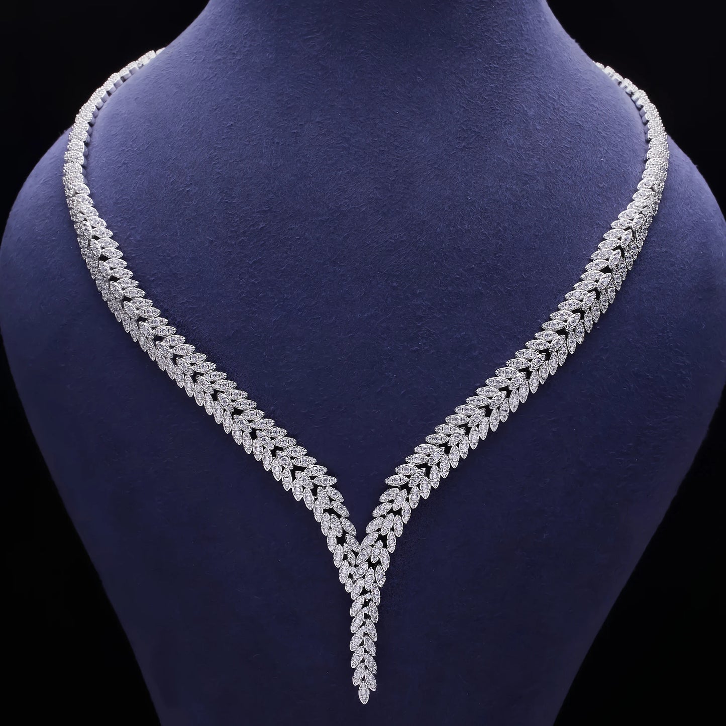 4-Piece Bridal Jewelry zirconia Set