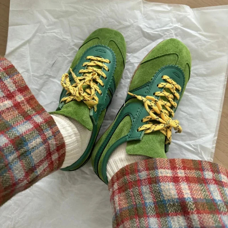 Casual Sneakers Comfortable Deerskin