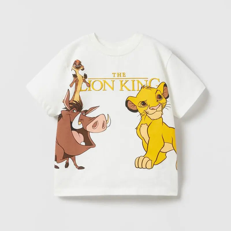 Short Sleeve Basic Tops Cartoon T Shirt