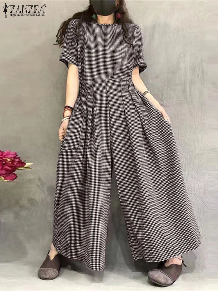 Gingham Jumpsuits