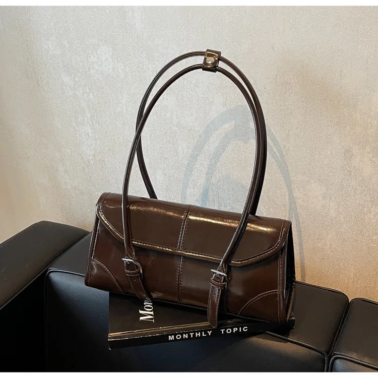 Leather Underarm Bag