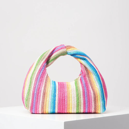 Vintage woven handbag