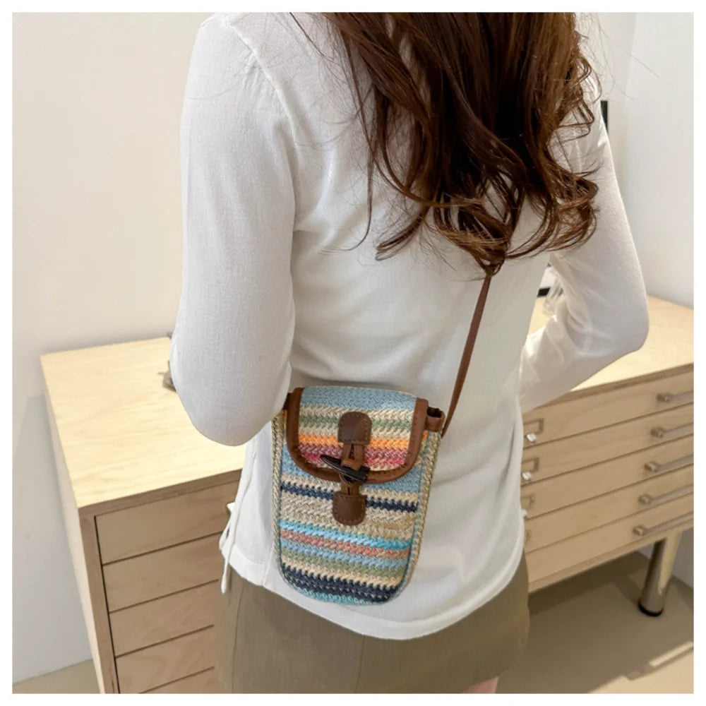Small Straw Crossbody Bags