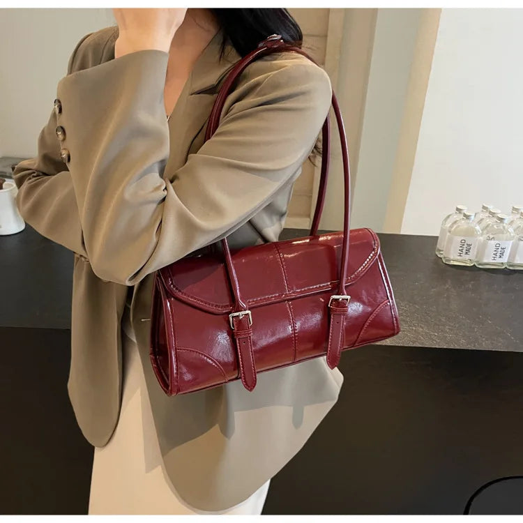 Leather Underarm Bag