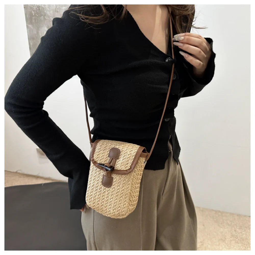 Small Straw Crossbody Bags