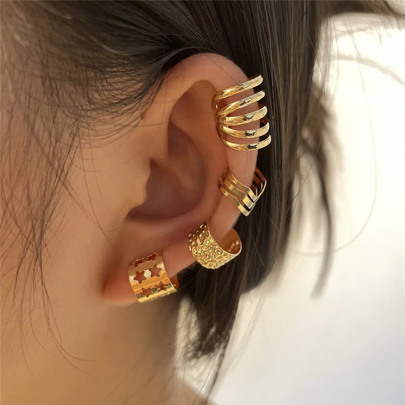 Zircon Double-layer Ear Cuff