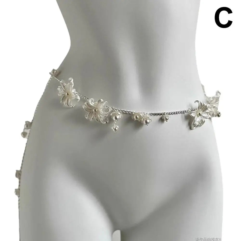 Pearl Waist Chain Belt