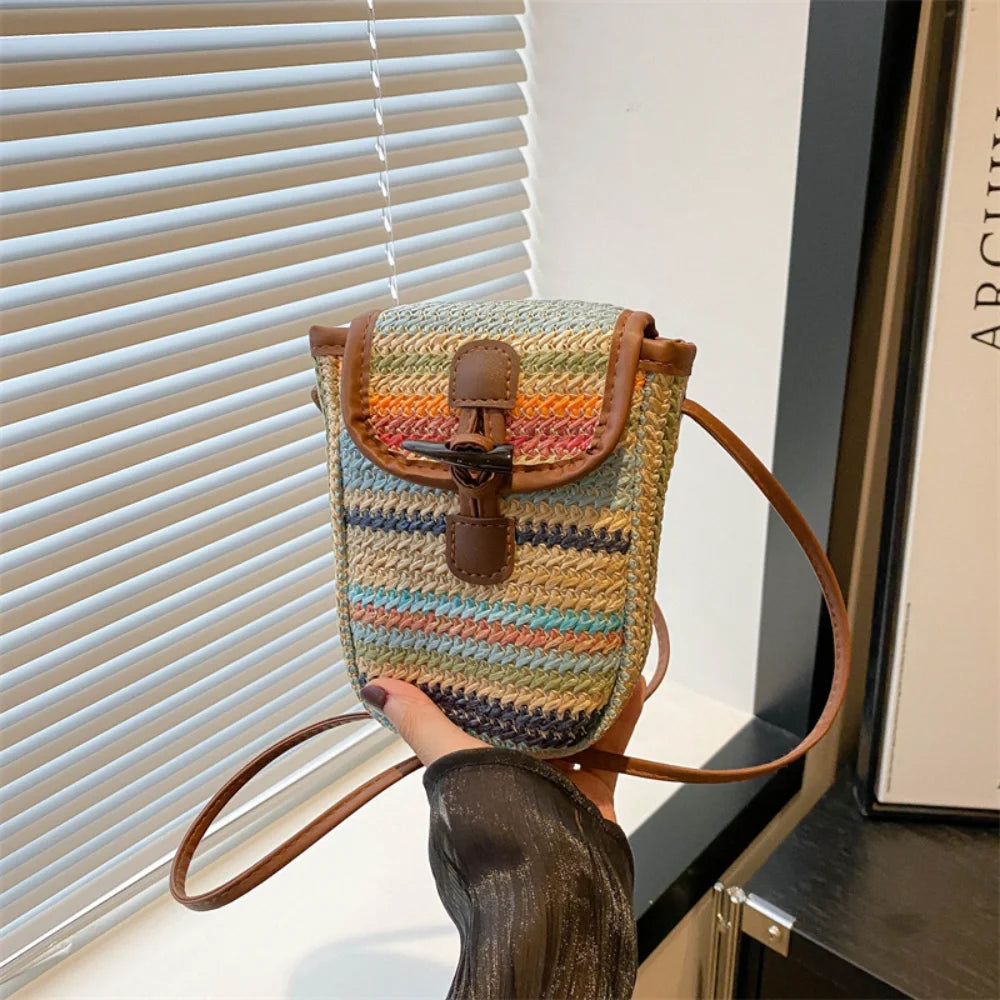 Small Straw Crossbody Bags