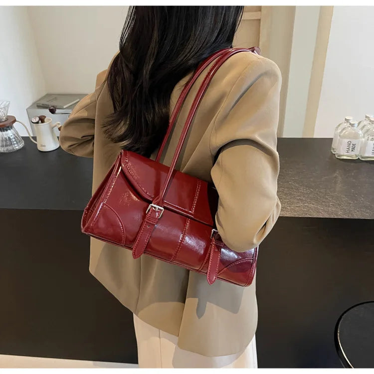 Leather Underarm Bag