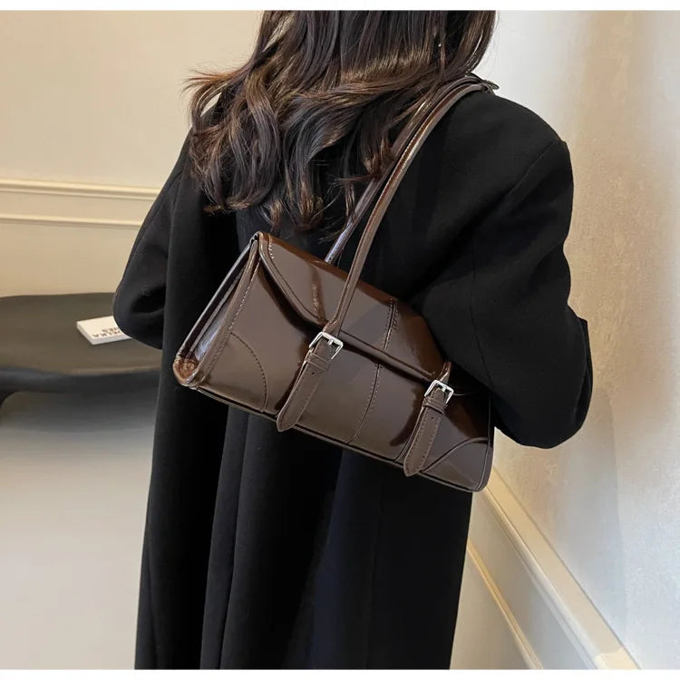 Leather Underarm Bag