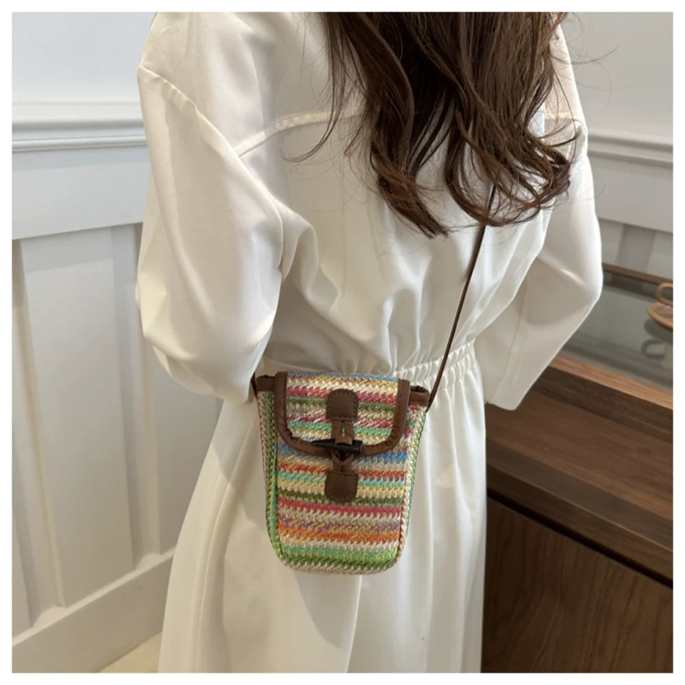 Small Straw Crossbody Bags