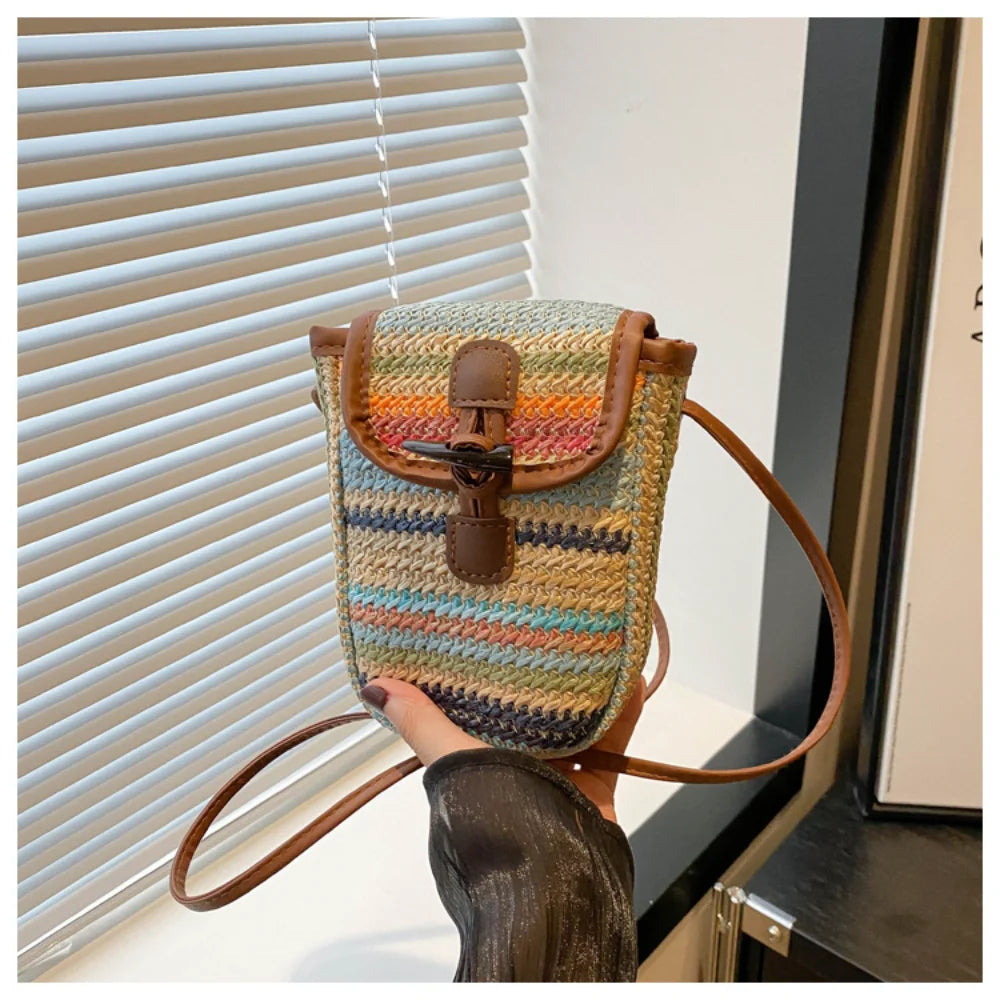 Small Straw Crossbody Bags