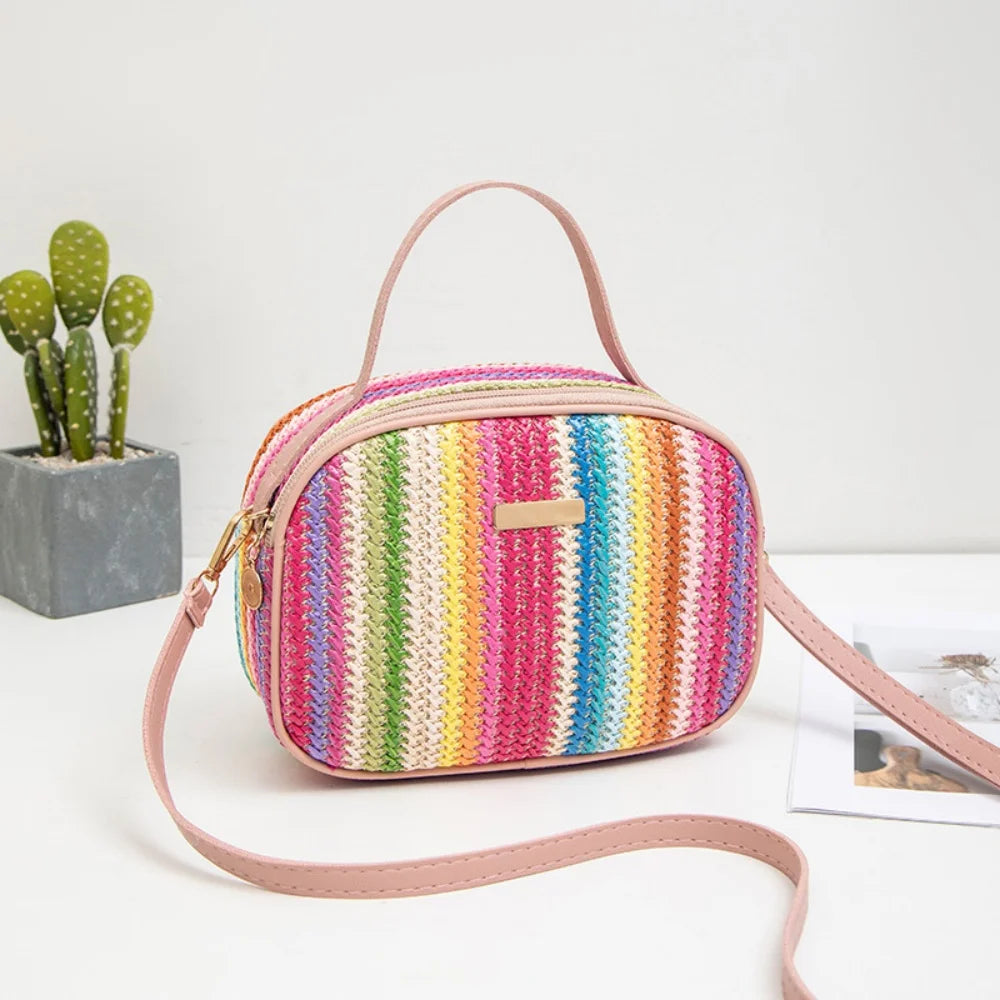 Rattan Knitting Women Straw
