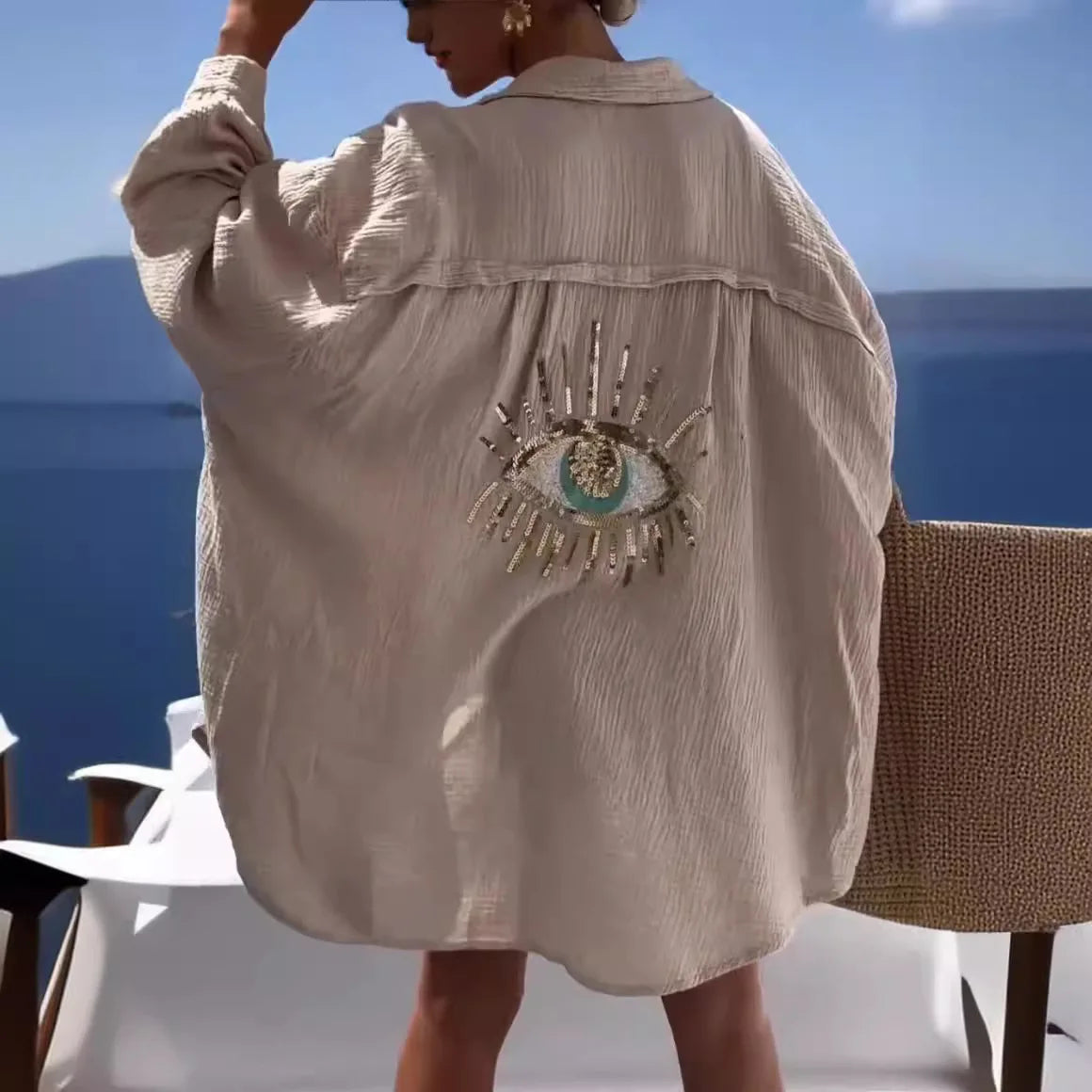 Summer Long Sleeve Loose Shirts