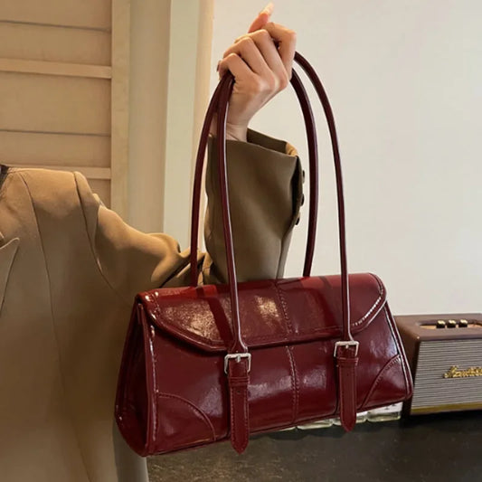 Leather Underarm Bag