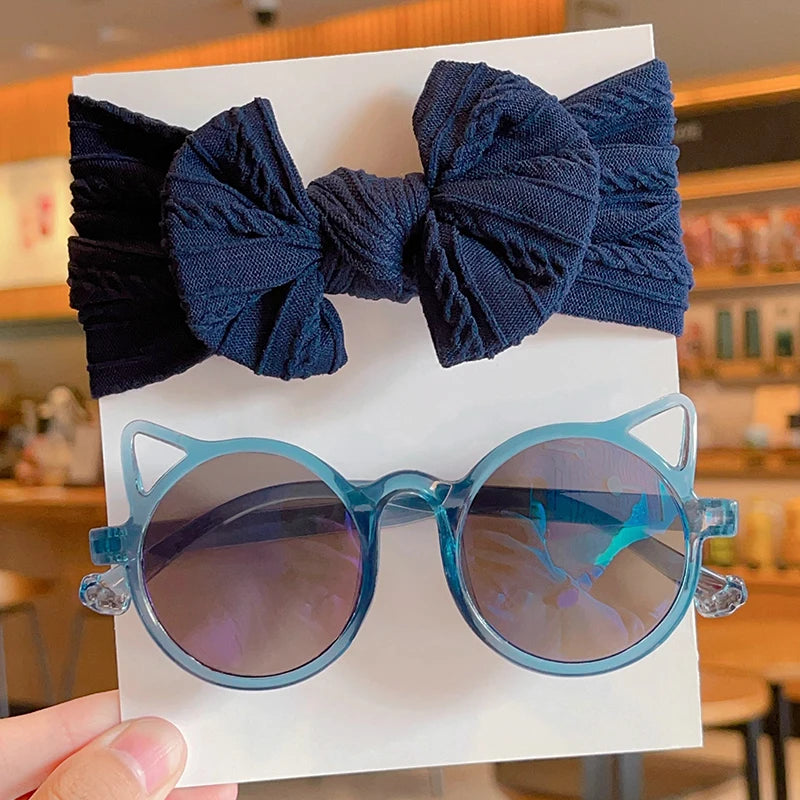 Hairbands Cat Ears Sunglasses