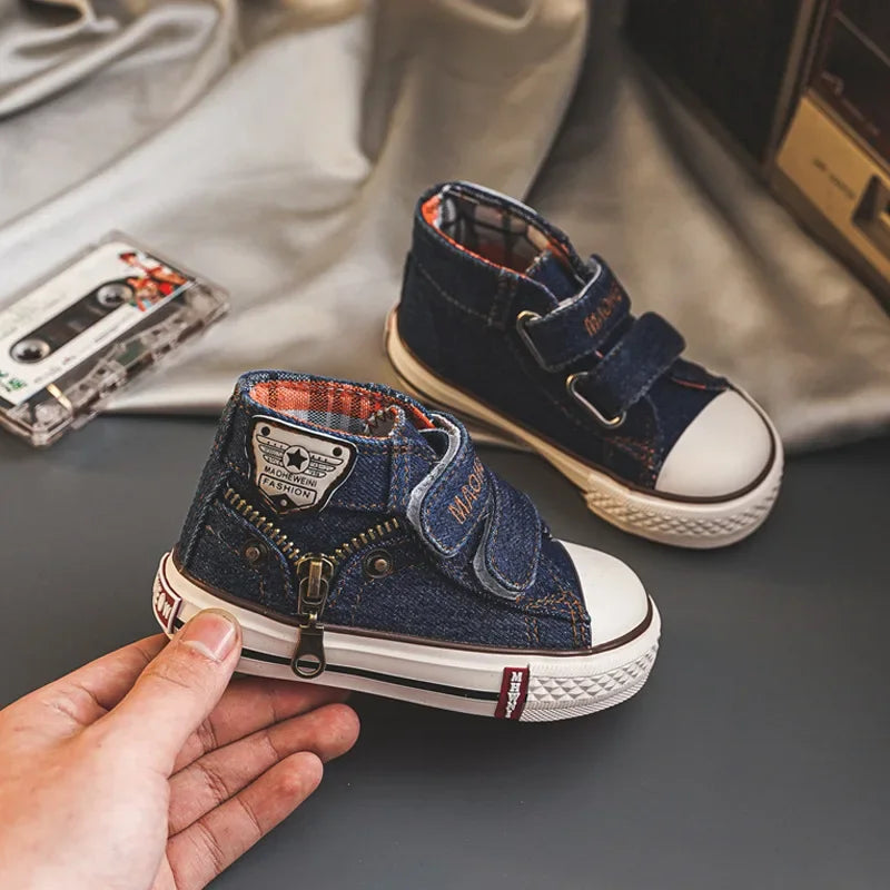 High Top Canvas Shoes