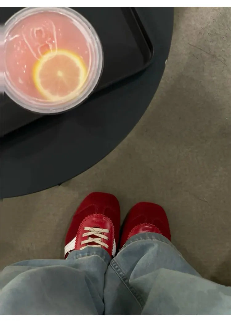Casual Sneakers Comfortable Deerskin
