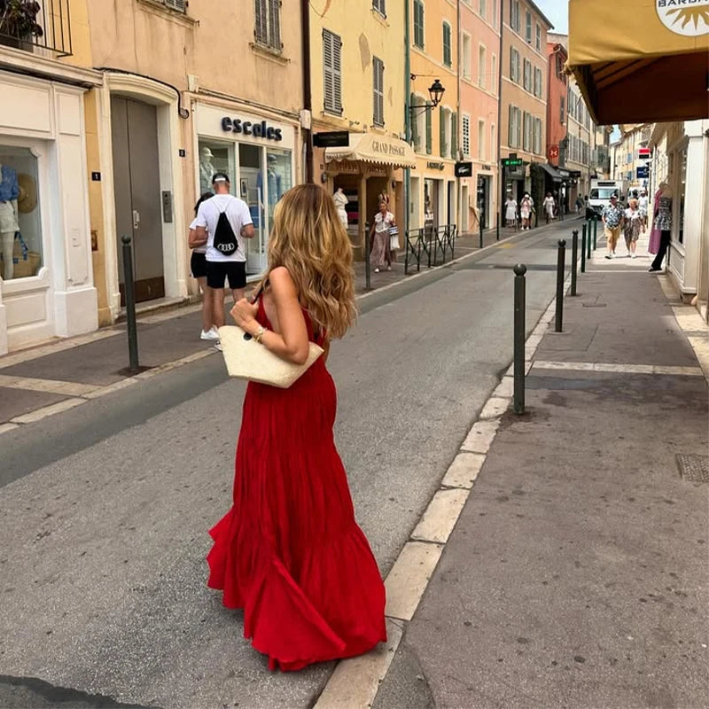 Casual Loose Pleat Dress