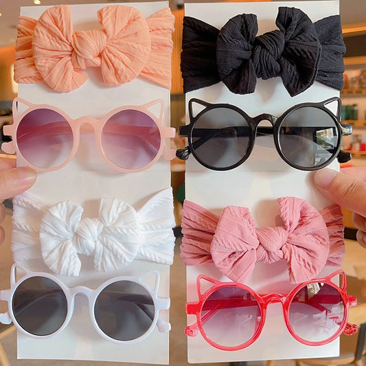 Hairbands Cat Ears Sunglasses