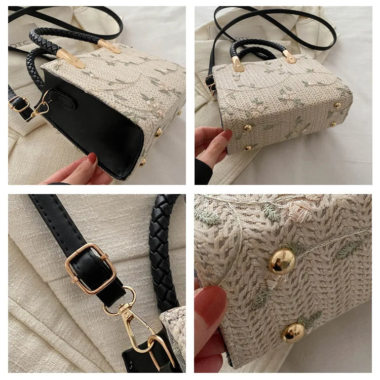 Straw Top-handle Bags