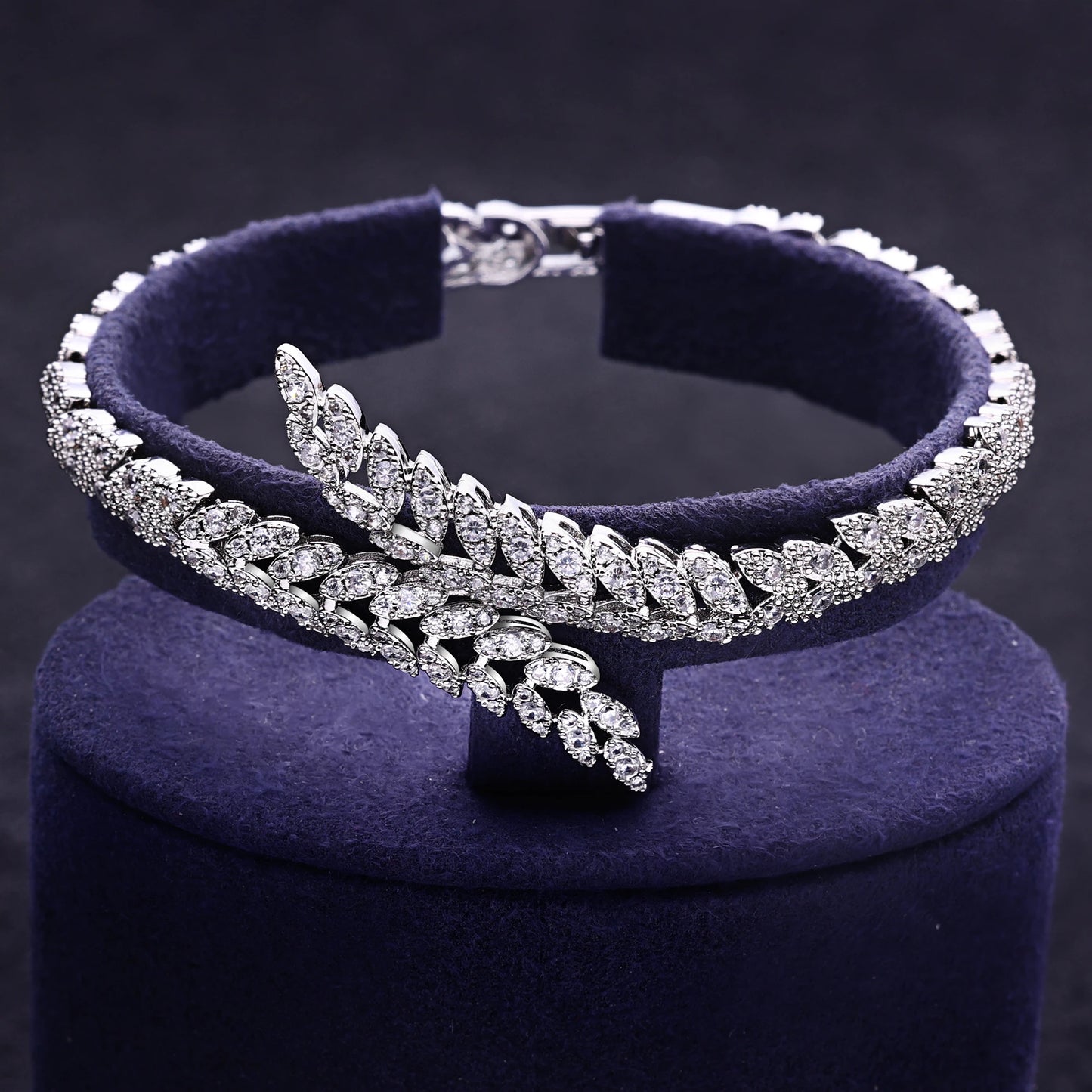 4-Piece Bridal Jewelry zirconia Set